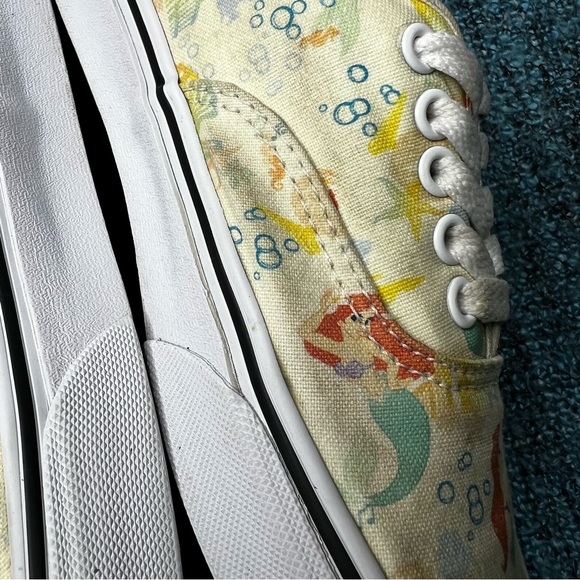 RARE Vans x Disney Little Mermaid Authentic Sneakers Limited Edition - Picture 7 of 10